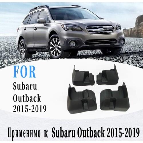 Mud flaps for subaru outback mudguard fenders splash guard mud-flaps car accssories auto styling 4 pcs 2015-2019