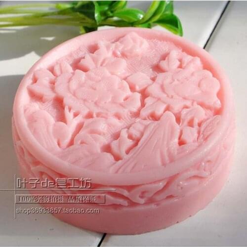Flower 3D Silicone Mold for Soap Making Cake Molds Decorating Wax Melt Mould