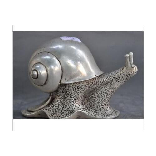Decoration copper silver factory outlets china silver Snails Lovely Snail Snails Escargot Helix auspicious Animal Statue