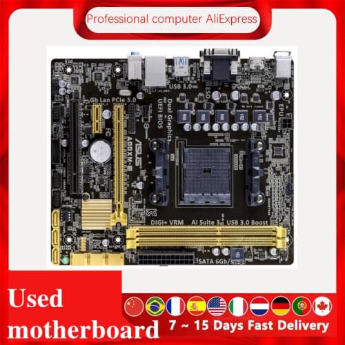 For ASUS A88XM-E Motherboard Socket FM2 FM2+ DDR3 For AMD A88XM A88 Original Desktop Mainboard SATA III Used Mainboard