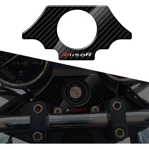 For BMW Motorrad R1150R 2001-2005 3D Carbon-look Upper Triple Yoke Defender