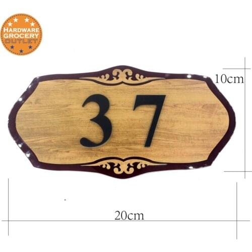 Door Plates Any Letters Symbols House Hotel Number European Style Door Sign Gate Number Custom-Made Apartment Villa Sale