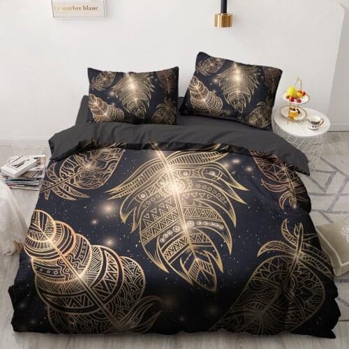 Luxury 3D Design Custom Quilt Cover Set Comforter Duvet Cover Bedding Set Full King Queen Double Single Size Home Textile
