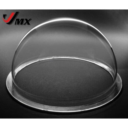 JMX 6.2 INCH Acrylic Indoor / Outdoor CCTV Replacement Extended Clear Camera Dome Housing Security Dome Camera Housing