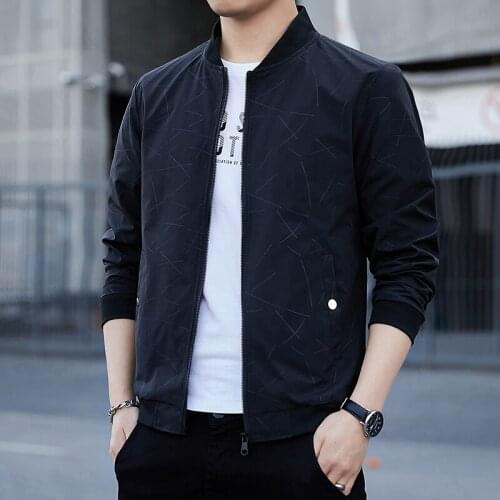 Spring Autumn Casual Fashion oversize Thin jacket Warm coat Windproof men clothing Daily Wear