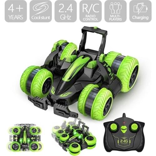 RC Car 4CH Stunt Drift Deformation Buggy Car Stunt Car 360 Degree Flip Kids Robot Remote Control Car Toys for Gifts