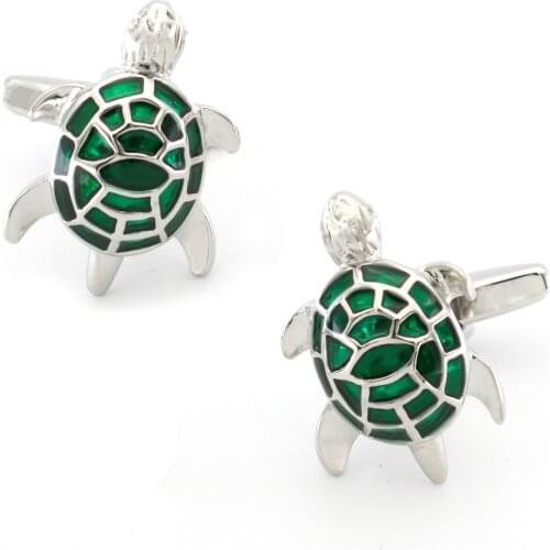 Mens Tortoise Cuff Links Copper Material 3 Colors Available