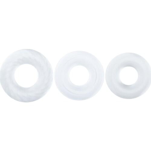 IKOKY Male Masturbator Penis Ring Cock Ring Delay Ejaculation Sex Toys for Men