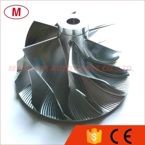 RHF5 40.65/52.50mm Forward 6+6 blades Turbo Billet Compressor wheel/Aluminum 2618/Turbocharger Milling compressor wheel