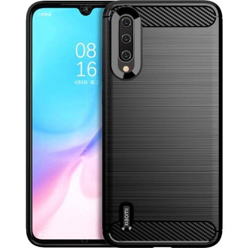 Carbon Fiber Silicone Case For Xiaomi Mi CC9 Case Cover CC9 Bumper Soft TPU Phone Fundas For Xiaomi Mi CC9e CC 9 SE Case Coque
