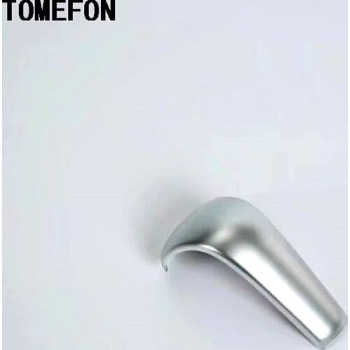 TOMEFON Auto Interior Accessories For MAZDA CX-5 CX5 2017 ABS Chrome Plastic Gear Shift Knob Trim Cover Cap