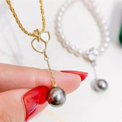 S925 Sterling Silver Screw Eye Pin Bail Top Drilled Beads End Cap For DIY Pearl Charm Pendant Connectors Jewelry Making