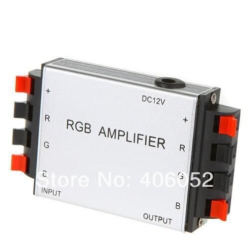 10PCS/LOT DC12V clip rgb led amplifier controller for rgb led strip