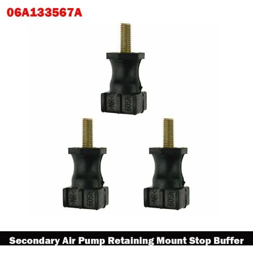 3PCS Secondary Air Pump Rubber Mount Support Bbracket Tray For VW Golf Bora Jetta Beetle Passat Touareg A4 Seat Leon 06A133567A