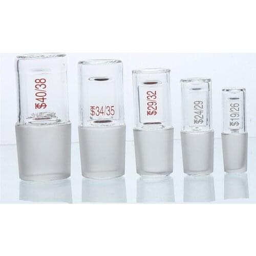 6 piece/set glass stopper,standard ground stopper,glass joint sealing stopper