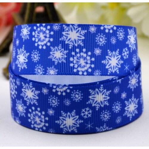 7/8'' 22mm,1" 25mm,1-1/2" 38mm,3" 75mm Snow Character printed Grosgrain Ribbon party decoration X-01466 10 Yards