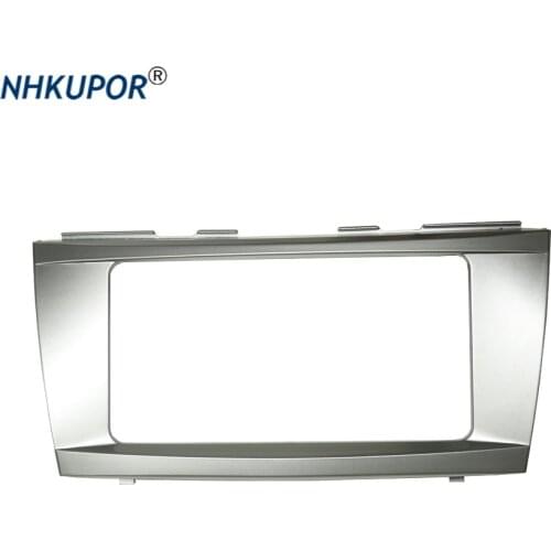 Car CD Radio Fascia Surround Panel For TOYOTA Camry/Aurion 2006-2011 Stereo 200*100mm/178*102mm Trim CD Installation frame Kit