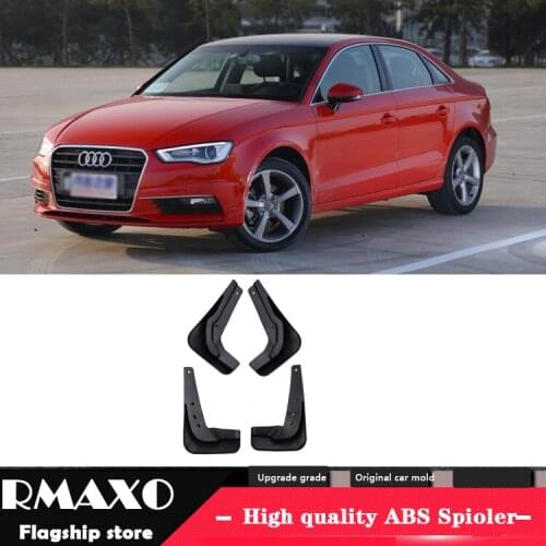 For Audi A3 SEDAN 2013-2016 Mudflaps Splash Guards Front With the color and rear Mud Flap Mudguards Fender Modified special