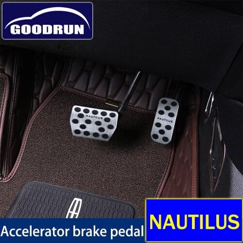 For Lincoln NAUTILUS Anti-slip Protective car accelerator Gas Brake Rest Clutch Footrest Foot Skid Plate Pedal