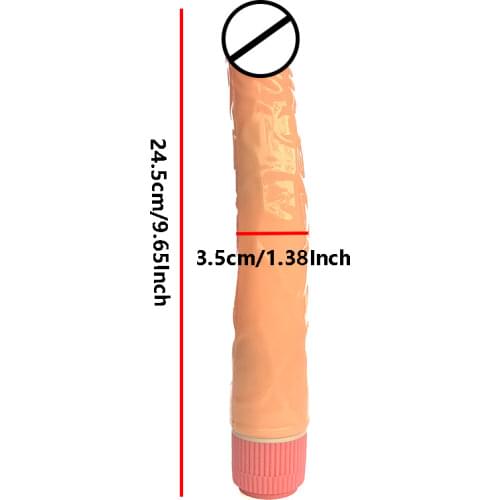 Women Dildo Vibrator Erotic G-Spot Magic Wand Anal Bead Vibration Lesbian Masturbator Clitoris Stimulator Sex Toys For Women