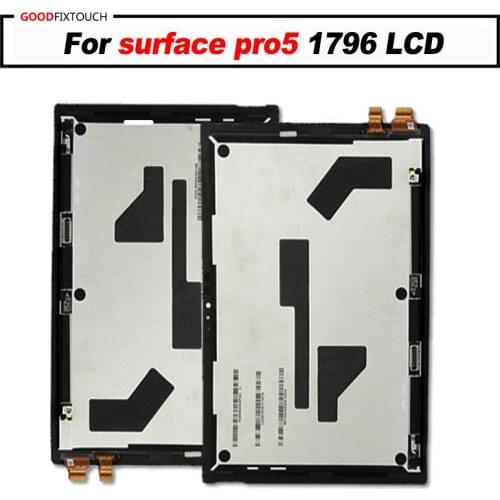 AAA Quality For Microsoft surface pro 5 1796 LCD Display Panel With Tablet Touch Screen Digitizer Assembly Replacement Parts