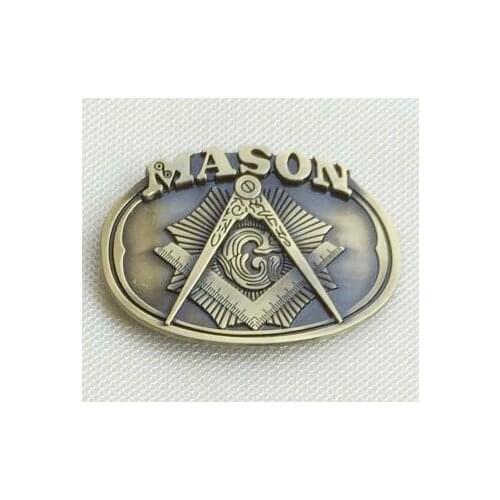 Mason Belt Buckle Broze Color SW-BY304 brand new condition suitable for 4cm wideth belt with continous stock