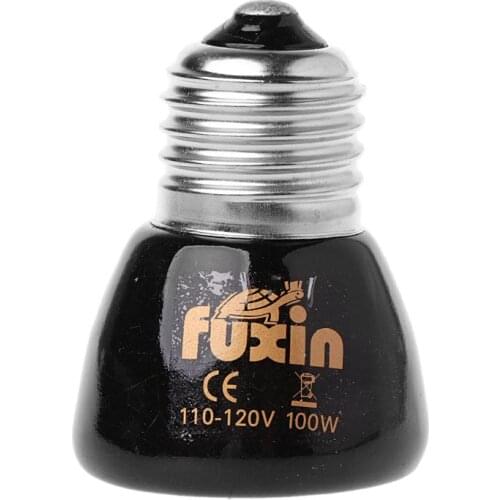 100W Reptile Pet Breeding Ceramic Emitter Heated Heater Light Lamp Bulb