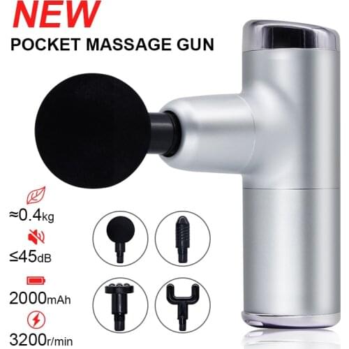 Mini Massage Gun Muscle Relaxation Whole Body Deep Muscle Massager Slimming Shaping Muscle Pain Relief Pocket Body Massager