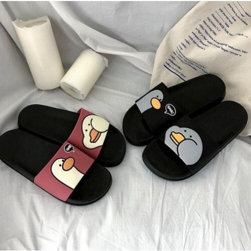 Ins trend slippers mens summer Korean version of student fashion mens casual slippers womens couple slippers