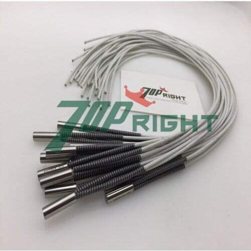 Cartridge heating element SUS 304 230v 80w dia.6x20mm cartridge heater for 3d printer