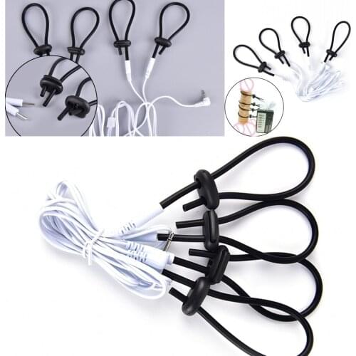 Cock Rings Electro Shock Therapy Penis Extender Penis Rings Sex Products Electrical Orgasm Massage Masturbation Erotic Toy