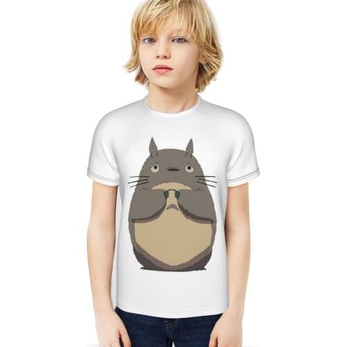 2021 newest fashionTotoro Plush shirt boys girls 3D t-shirt Totoro Plush cosplay Sweatshirts figure tee shirts kids Tops