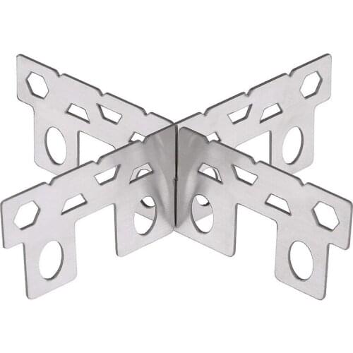 XSXS--Stainless Steel Alcohol Stove Rack Cross Stand Outdoor Camping Stove Stand Support Rack