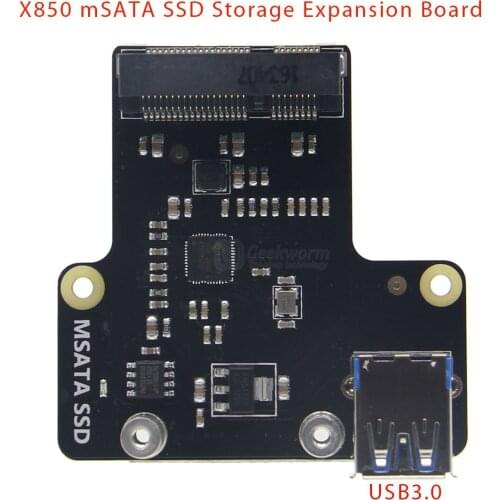 Raspberry Pi X850 MSATA SSD Storage Expansion Board For 3B 2B B+ A+ Pi Zero W Hard Disk Expansion Board Support 1TB USB 3.0