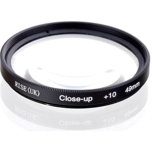 RISE(UK) 49mm Macro Close-Up +10 Close Up Filter for All DSLR digital cameras 49MM LENS