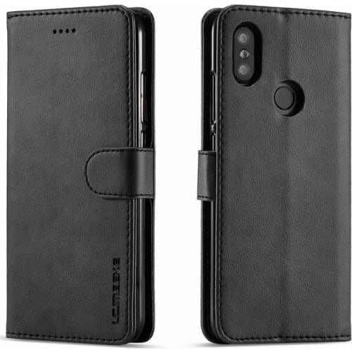 Luxury Case For Xiaomi Mi A2 Lite Case Flip Leather Wallet Magnetic Cover For Xiaomi Redmi 6X Phone Bags Case Vintage Cover