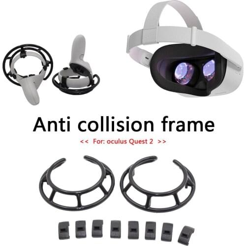 Touch Controller Bumper Frame Protective Cage Stand for Oculus Quest 2 Protection Cover Protection Cover Prevents Accessories
