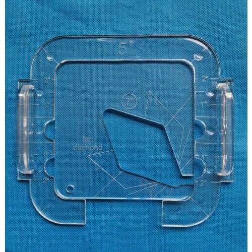 Free Motion Quilting Template Series 5 with Quilting Frame for Domestic Sewing Machine (TK(Q5-11))