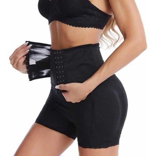 Padded Panties Hip Enhancer Butt Lifter Tummy Control Panties Shaper Shapewear Women Fake Ass High Waist Trainer Modeling Strap