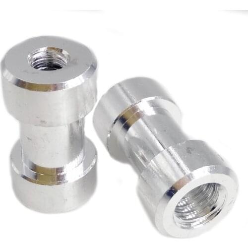 1pcs Sanhoo 1/4" to 3/8" Nut Female Threaded Tripod Screw Mount Adapter For Camera Light Stand Converter Bracket double side