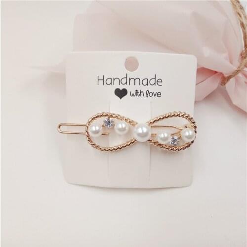 100Pcs/Lot 6x6cm Hair Accessory Packaging Displays Paper Card Square Shape Headdress Hairpin Hair Clip Bend Jewelry Packing Card