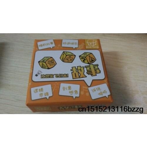 50Set 3 Kinds DIY Telling Story Dice Set Puzzle Board Game Family/Party/Friends Parents with Children Funny Imagine Magic Toys