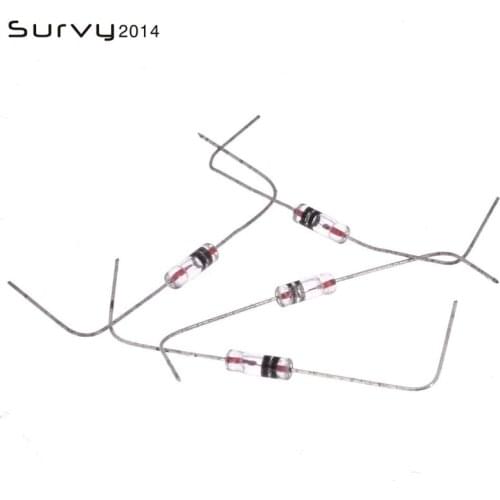 50pcs 1N34A Germanium Diode Genuine NOS Test Mods Genuine Wireless Electronics Diy Kit Tantalum Capacitor diy electronics