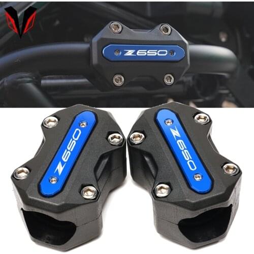 Motorcycle Accessories Engine Guard Bumper Protection Decorative Block For kawasaki Z650 2021 Z 650 2017 2018 2019 2020