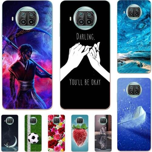 For Xiaomi Mi 10T Lite 10T Pro 5G 6.67" Apollo Pro Xiaomi Mi 10i Case Cartoon Pattern Soft TPU Cover Coque Animal Flower Shell
