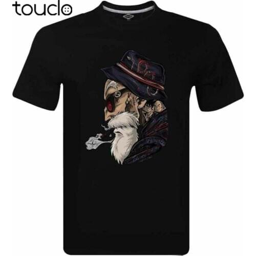 Master Roshi Kame Smoking Swag Black T-Shirt