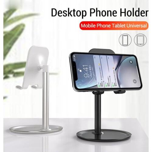 HiMISS Phone Holder Stand Universal Cell Phone Tablet Desk Holder for iPhone X 8 7 Samsung Desktop Phone Holder Accessories