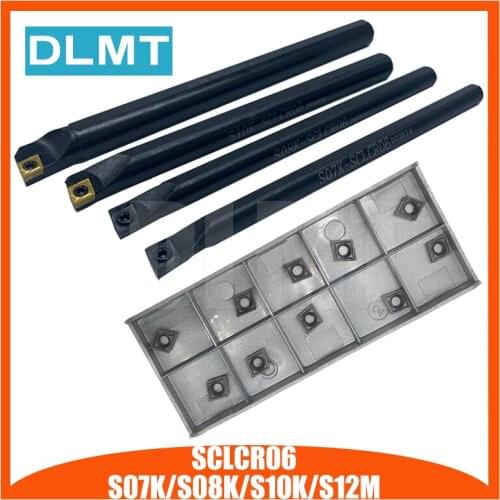 SCLCR06 S06K SCLCR06S07K/SCLCR06 S08K/SCLCR06 S10K/SCLCR06 S12M Internal turning tool Grooving Turning Lathe Bar Tool Holder Set