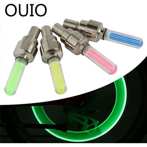 OUIO Motorcycle Automobiles Car Tire Valve Cover LED For Hyundai I30 IX35 Nissan Juke Subaru Suzuki Vitara Swift Opel Insignia