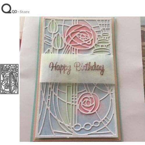 Rose Plate Metal Cutting Dies Scrapbooking Mold New Die Cut Stencil Handmade Tools DIY Card Make Mould Model Craft Decoration